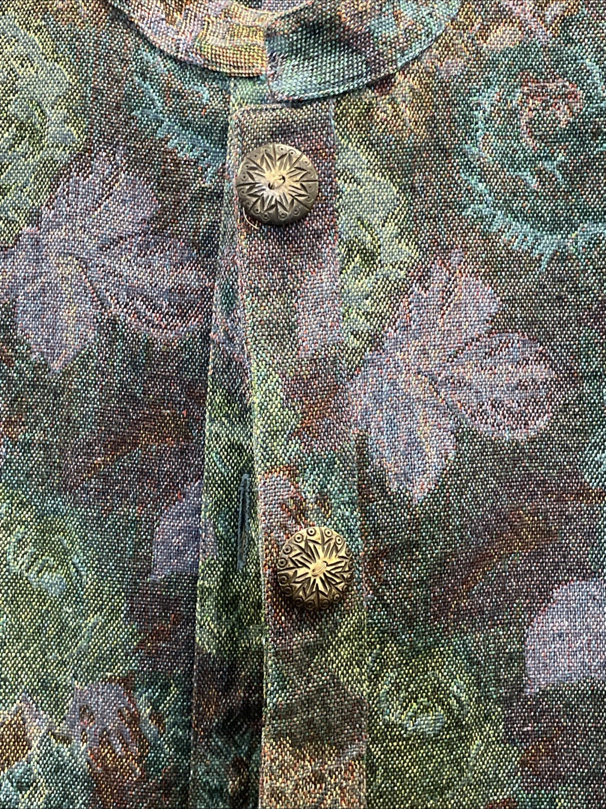 Vintage, BLAST, Tapestry Floral Jacket, (M), India, Late 80s/Early 90s, Boho