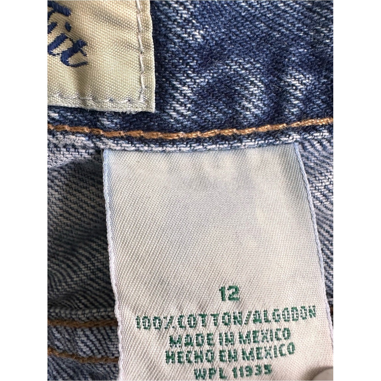 Vintage St. John’s Bay Classic Fit High Waist Blue Mom Jeans Women’s 12