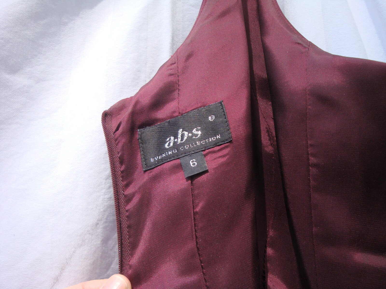 Vintage 1990″s ABS Evening – Allen Schwartz? – Dress Gown Size 6 – Formal Satin