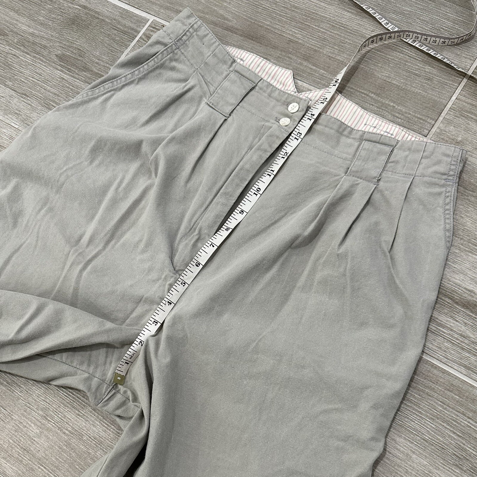 Gloria Vanderbilt For Murjani Women sz 14 Vintage High Waisted pants taupe