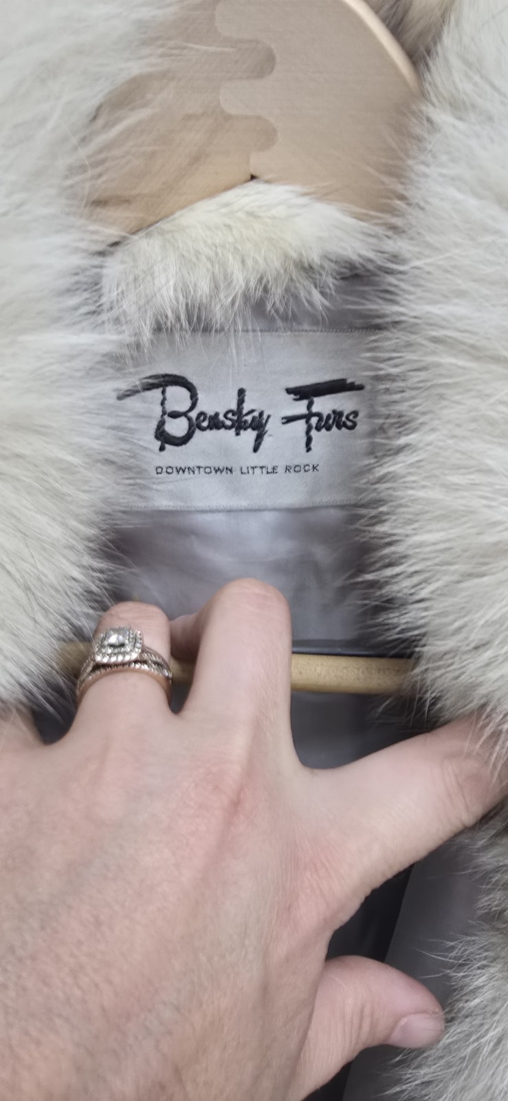 vintage Bensky Furs coat From Little Rock Arkansas