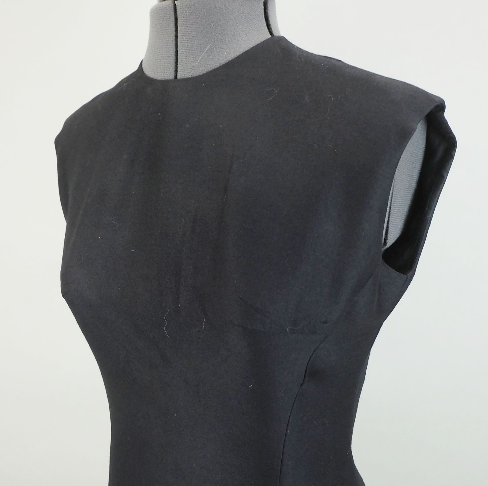 Vintage 50s Black Dress With Short Jacket Size XS Party Dress