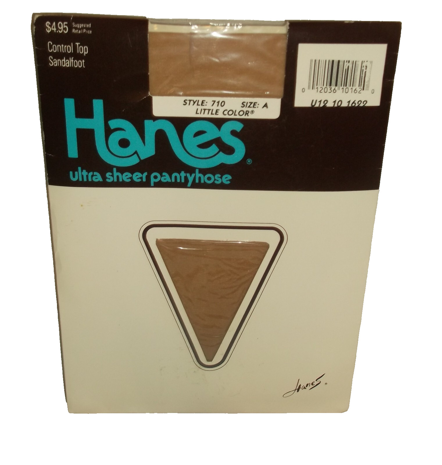 VTG Women’s Hanes Ultra Sheer Pantyhose Style 710 Size A Little Color