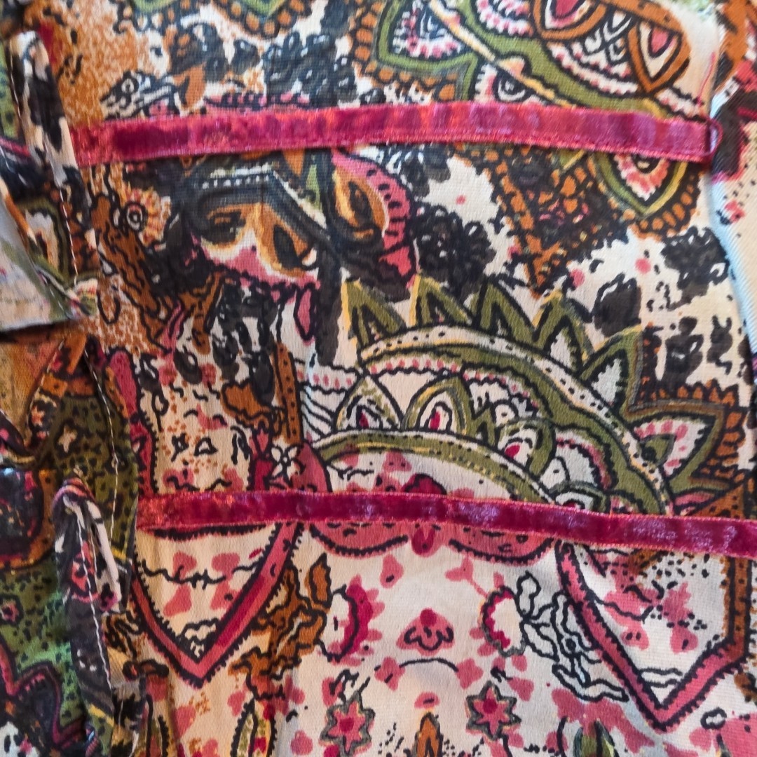 Vintage Boho Festival Dress Women’s Small Med Amarti Retro 60s/70s Hippie Chic *