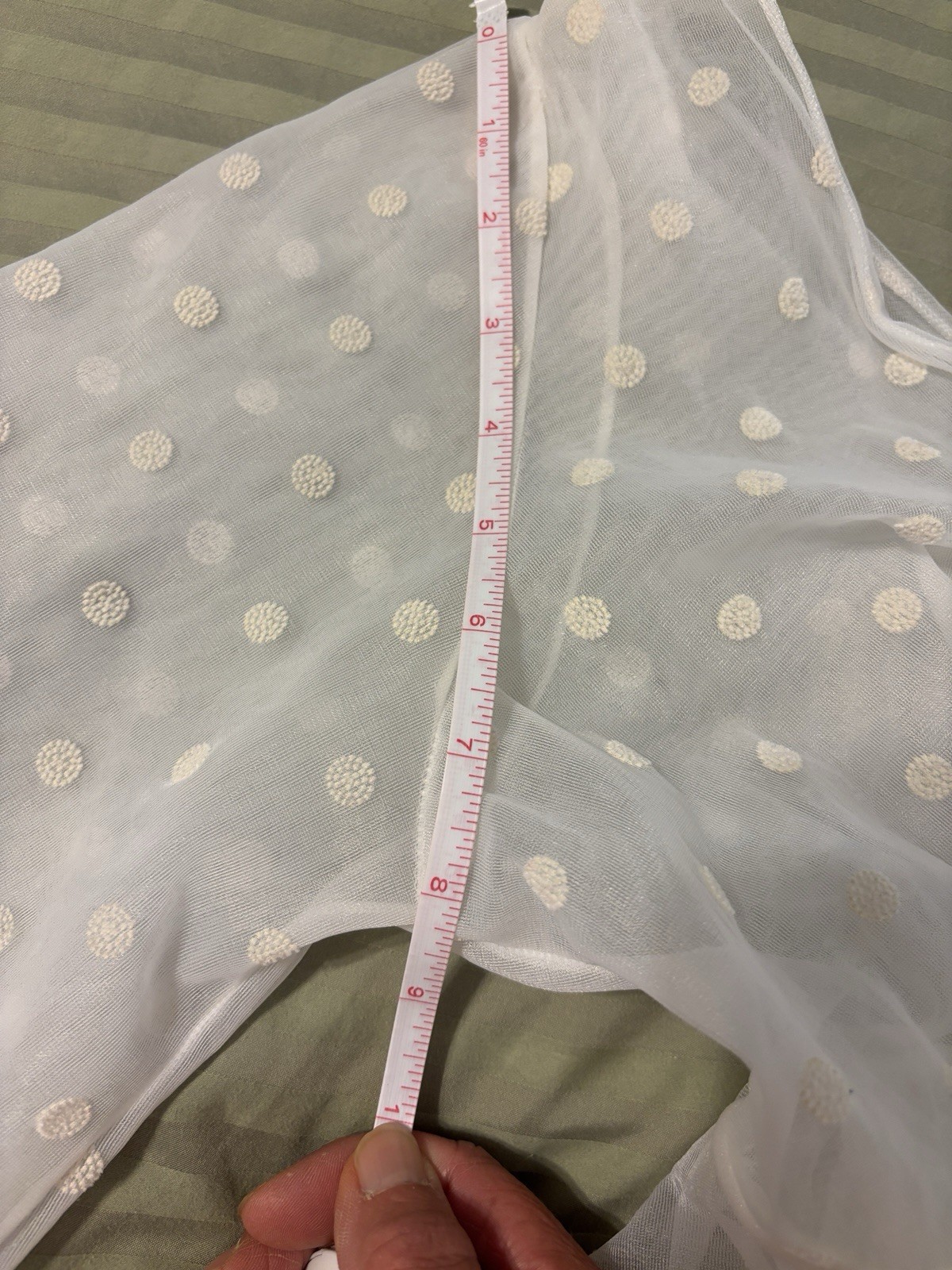 VTG 60s Lisette By Al Sterling Peignoir Set Polka Dot Sheer Chiffon Boudoir Sexy