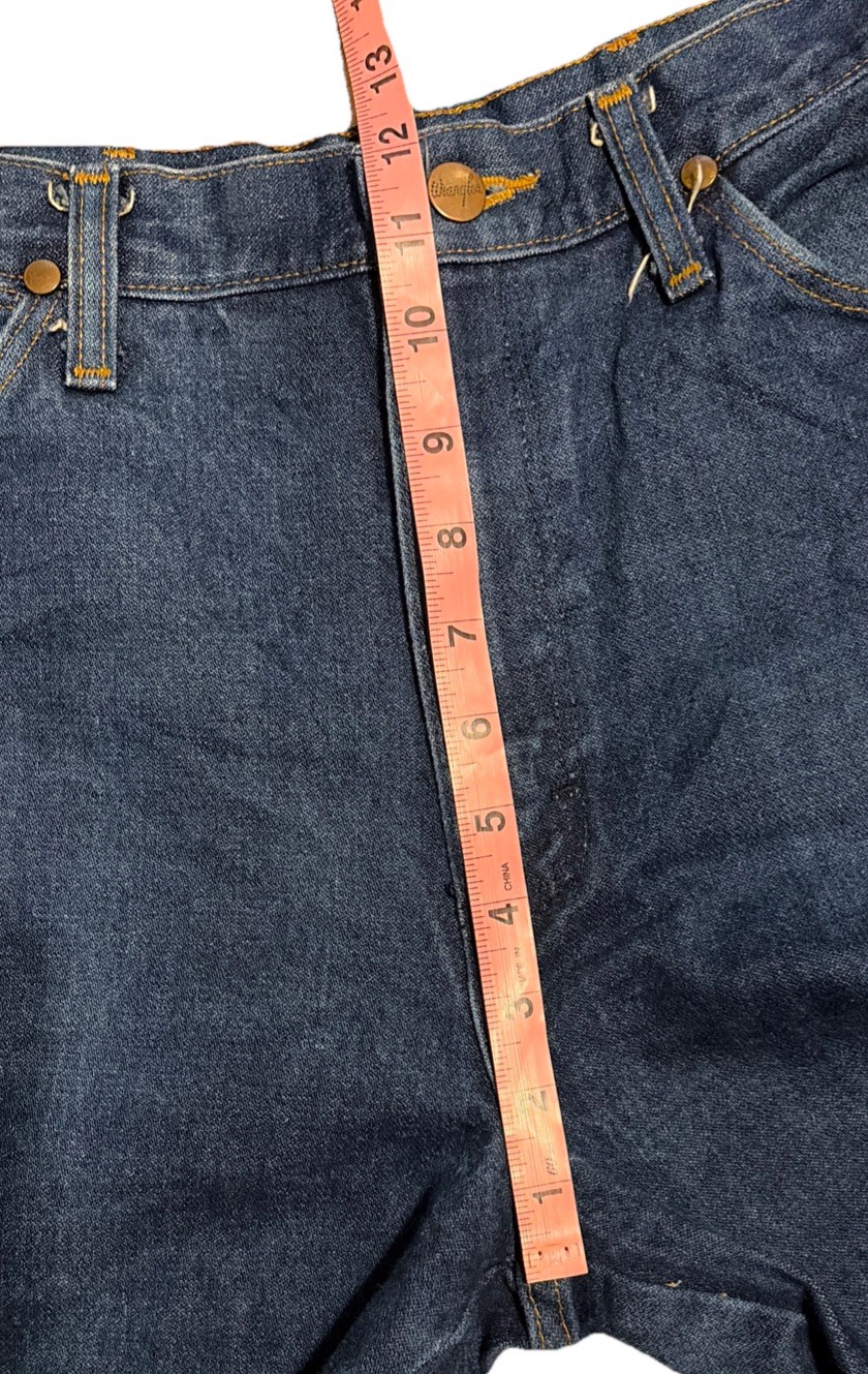 Vintage Wrangler Cowboy Cut Jeans Women’s Size 29×32 Indigo 13MWZMR USA Made 70s