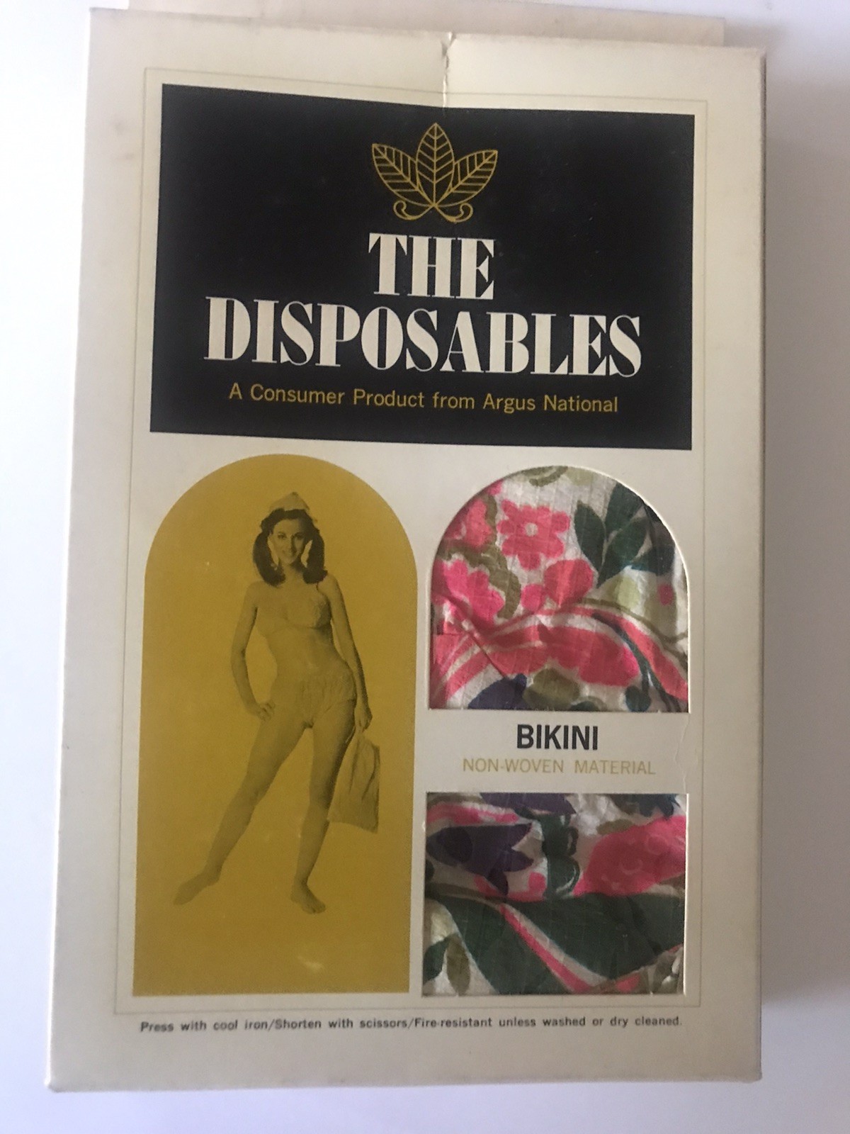 Bikini Swimsuit PAPER DEADSTOCK Box Rare Sixties 1960s FASHION HISTORY MOD