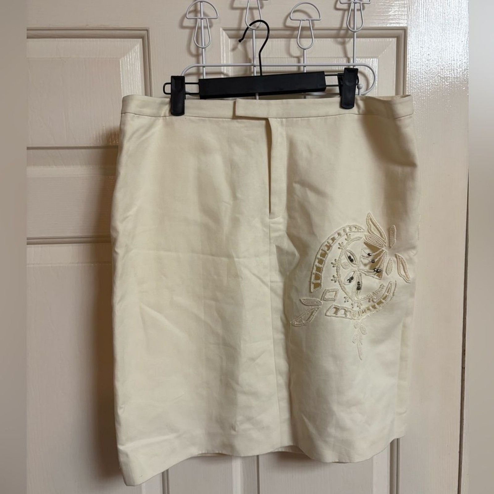 NWT DEADSTOCK VTG 90’s Lillie Ruben Boho Lagenlook beaded Knee Length Skirt