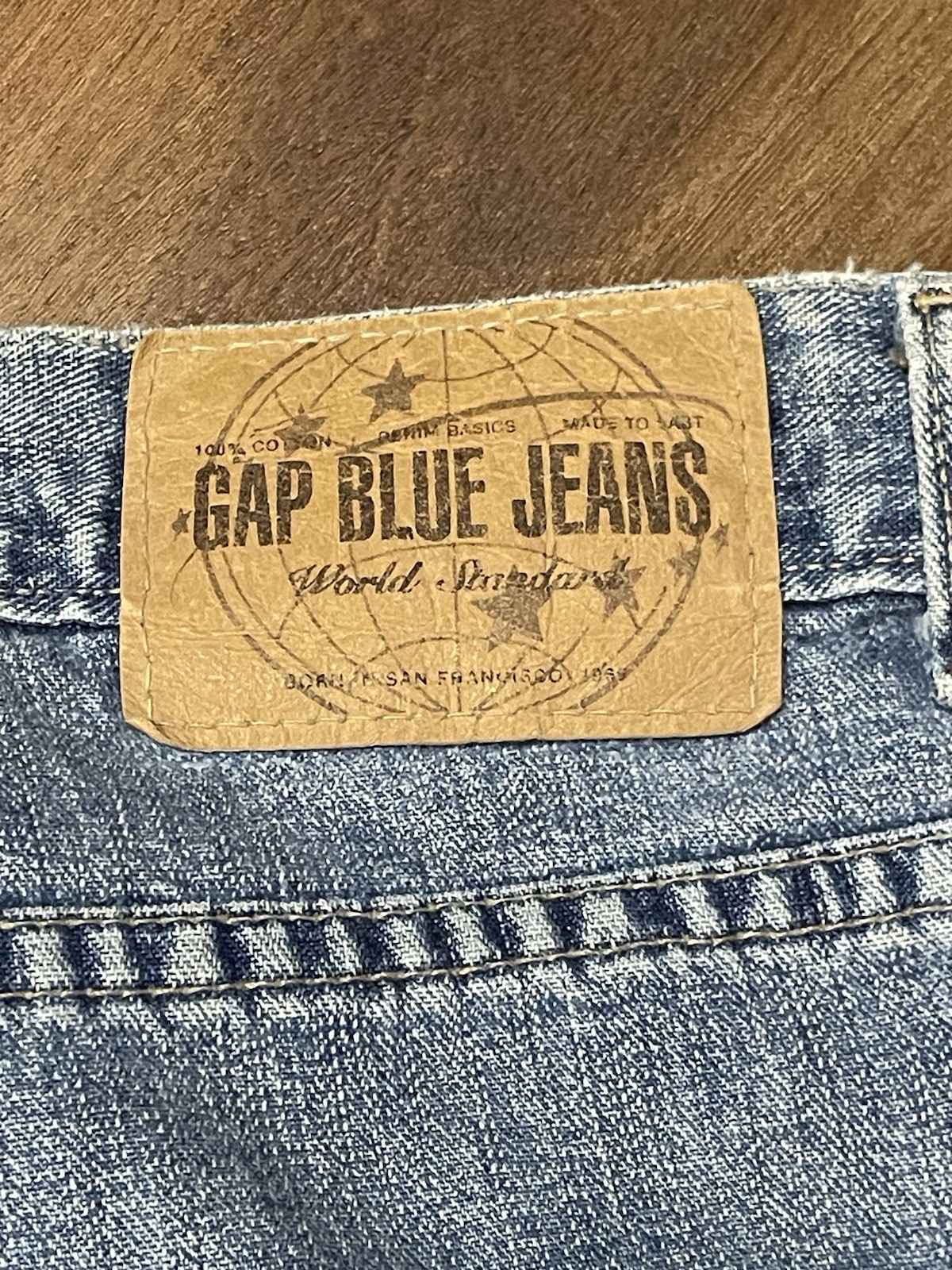Vintage GAP Jeans 10 Loose Fit Baggy Button Fly Made In USA 90’s Grunge