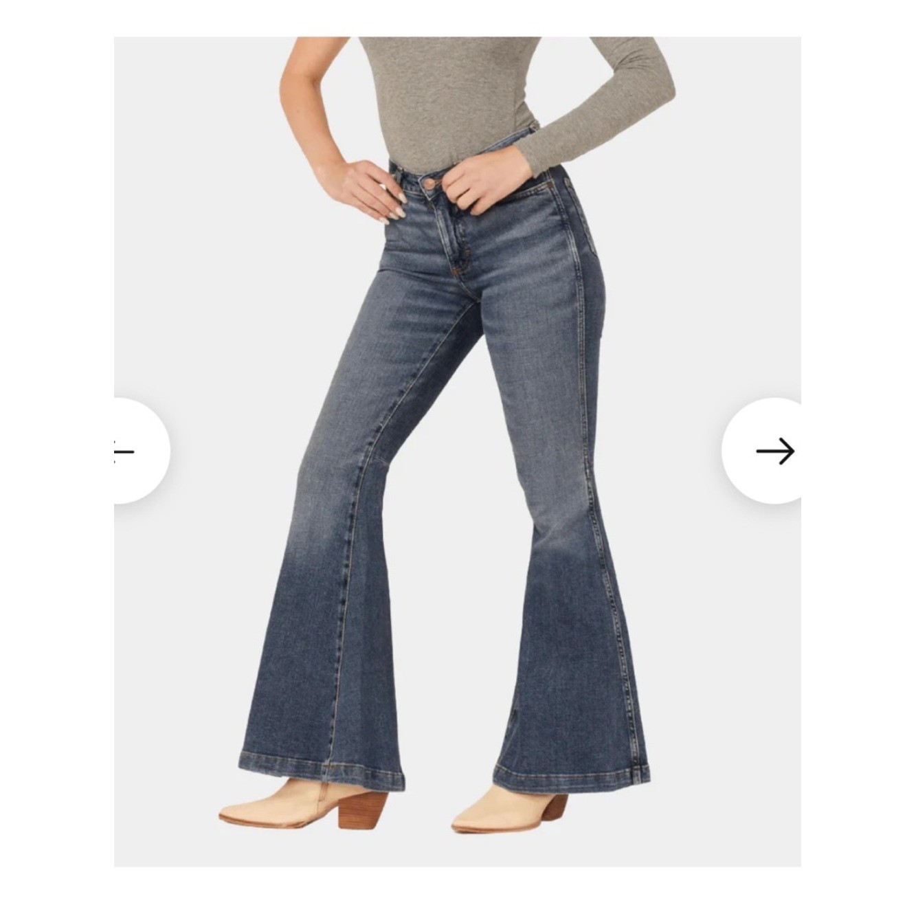 Wrangler NEW Retro Jean Trumpet Flare Jean Rodeo Cowgirl Concert Size 29×32
