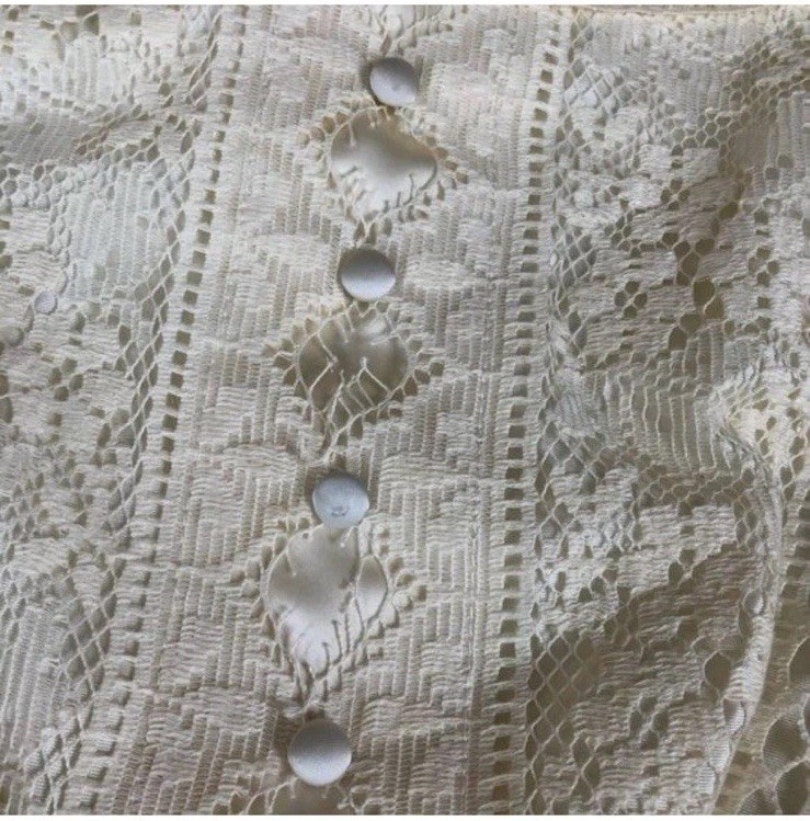 Emma Domb Vintage Ivory Lace 1960s Wedding Dress