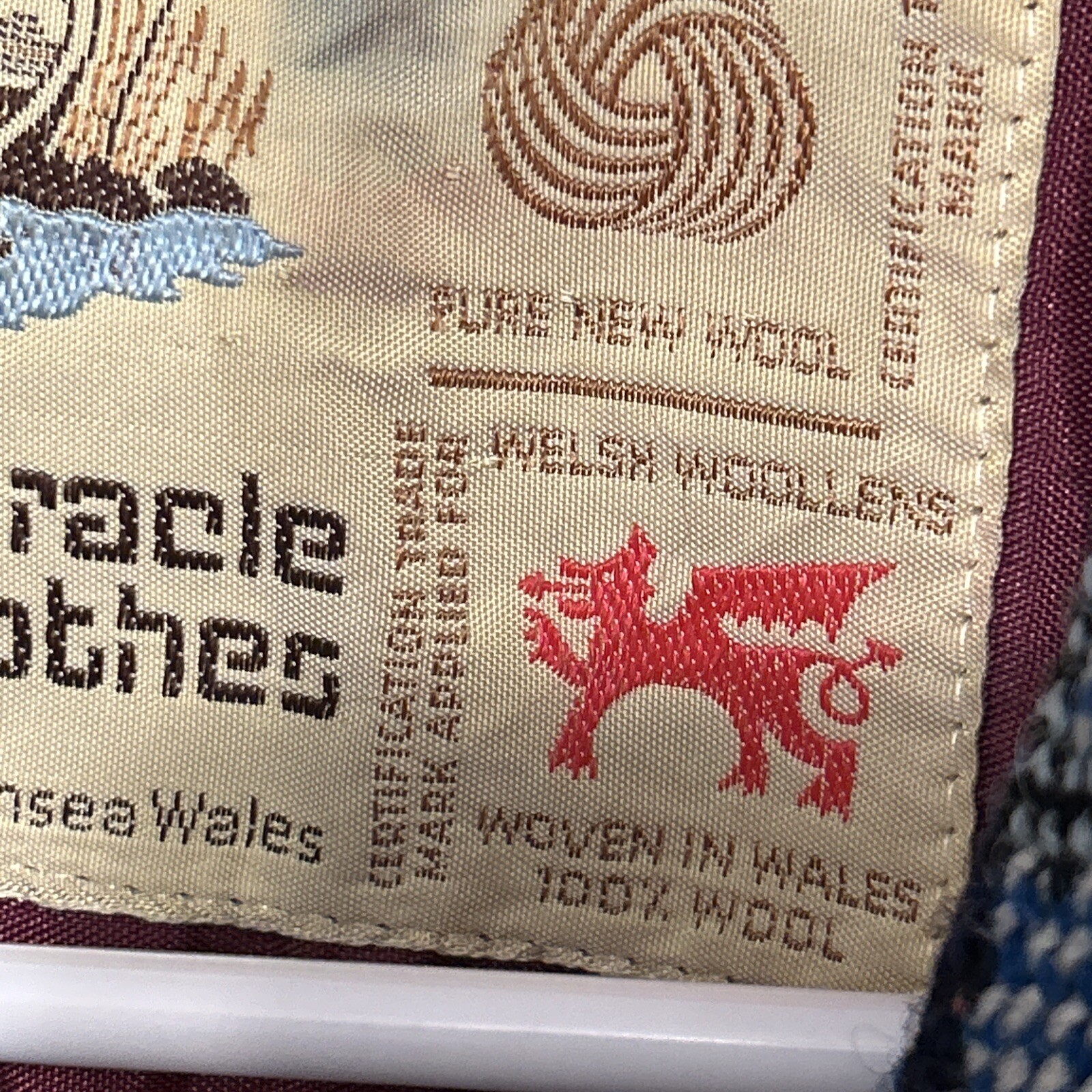 VTG 60’S CORACLE CLOTHES DILLAD CORWGL WELSH WOOLENS WALES MOD COAT FITS S-M