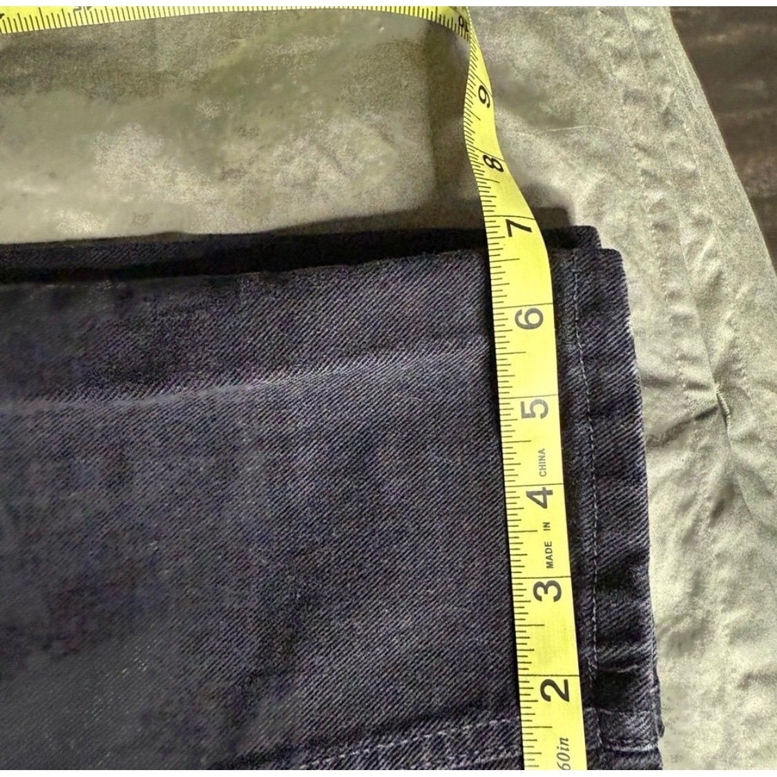 Vintage Calvin Klein Black Jeans 26×39 Size 10 Made in USA 100% Cotton 90s Y2K