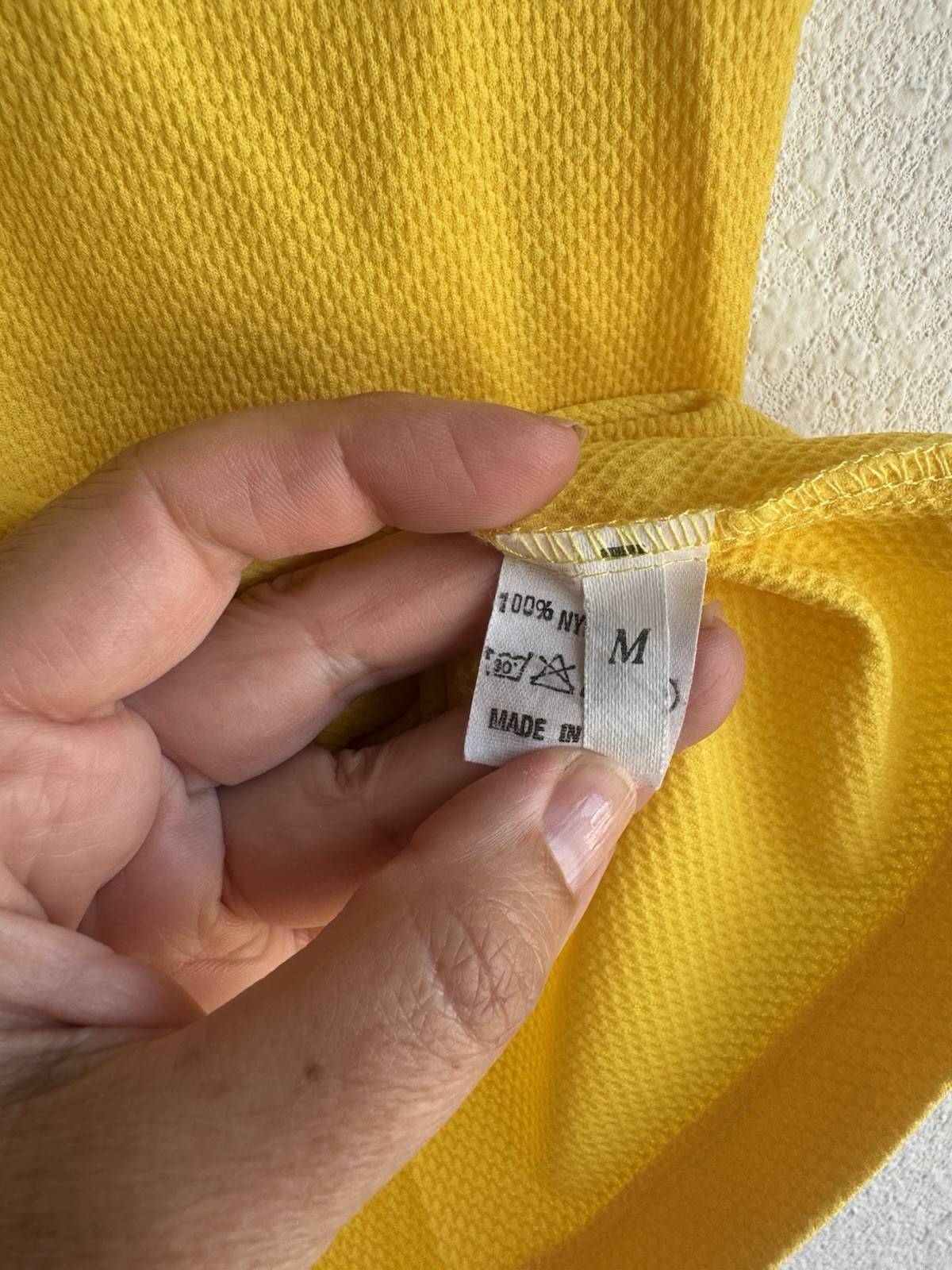 Vintage Pamela V-Neck Yellow Sleeveless Top size M