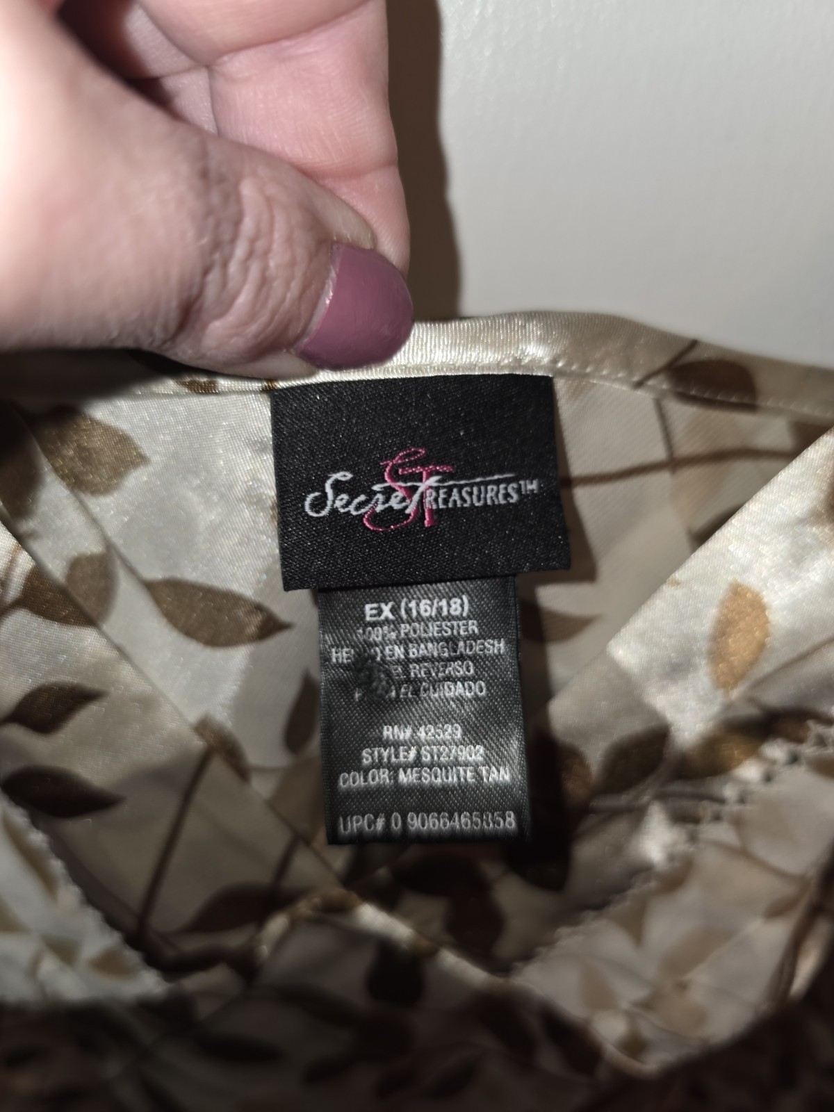 Vintage Y2k Secret Treasures Satin Camisole XL