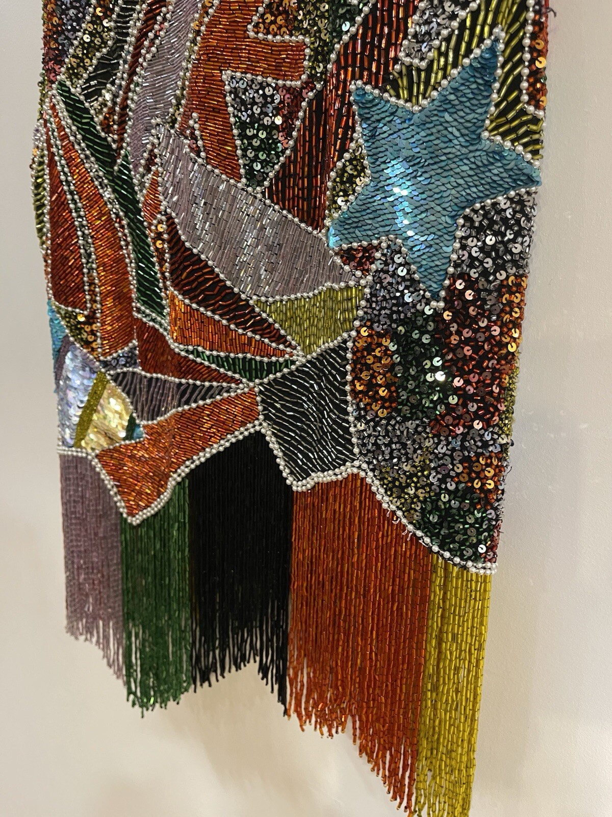 Vintage 80’s Designer Naeem Khan Riazee Nights Beaded Sequin Cocktail Dress