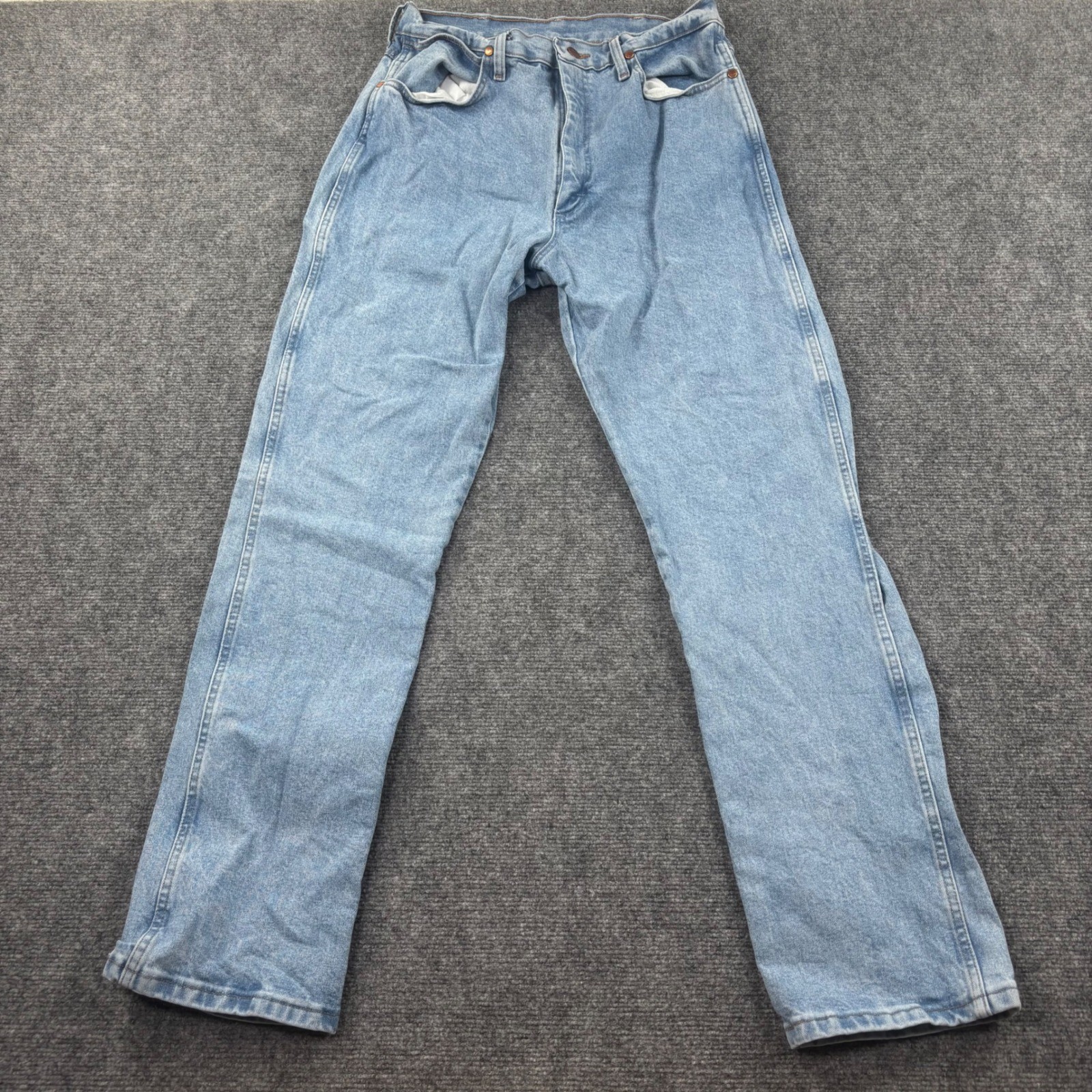 Vintage Wrangler Western Jeans 29W x 31L Light Blue Straight Leg Denim Women’s