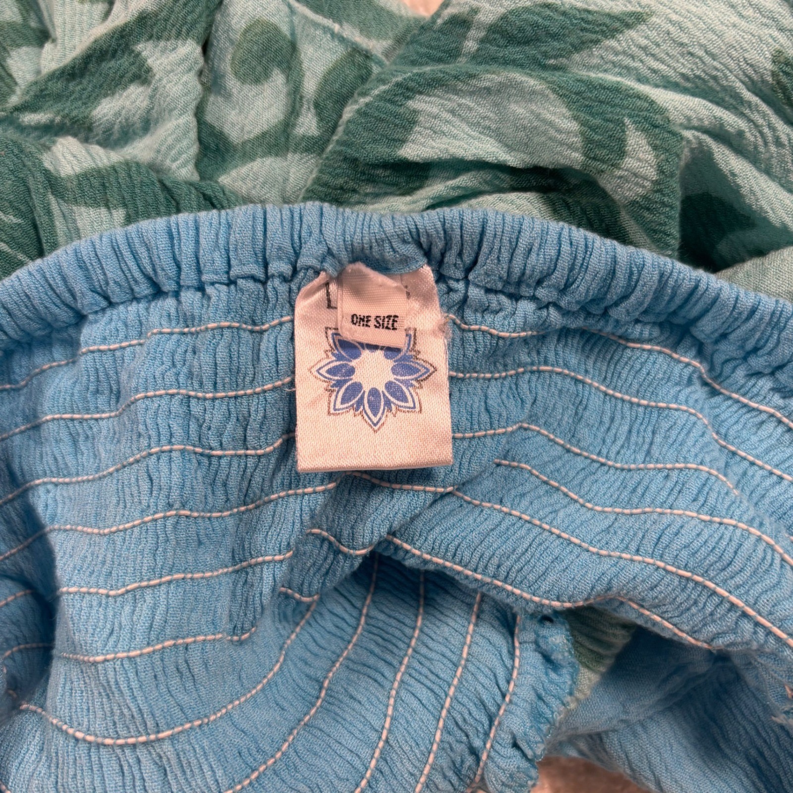 vintage lotus aqua blue ruffle babydoll cami Y2K summer festival beach mermaid