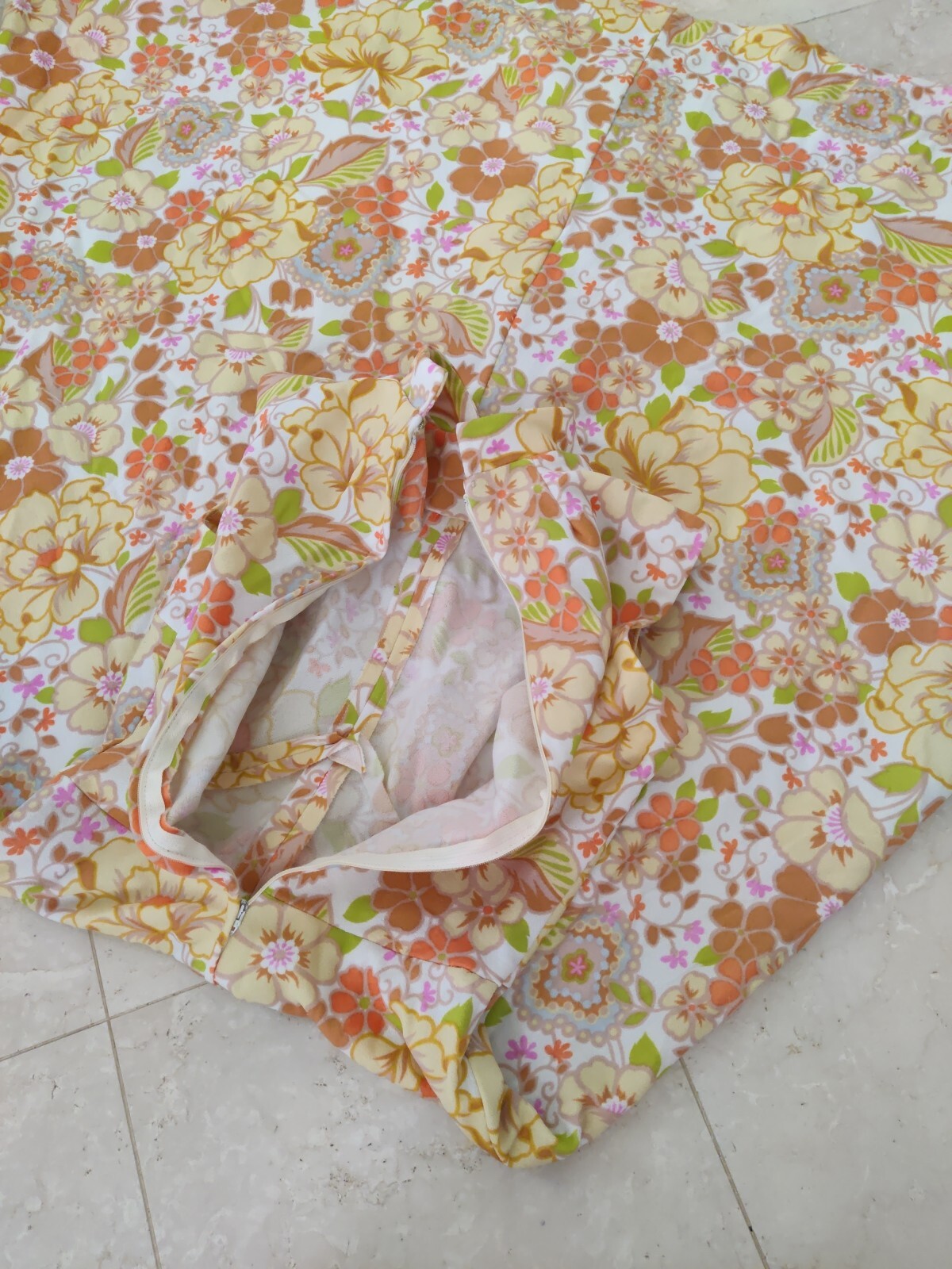 Vintage It’s Better Floral Print Retro 1970s Maxi Dress 🌸🌼