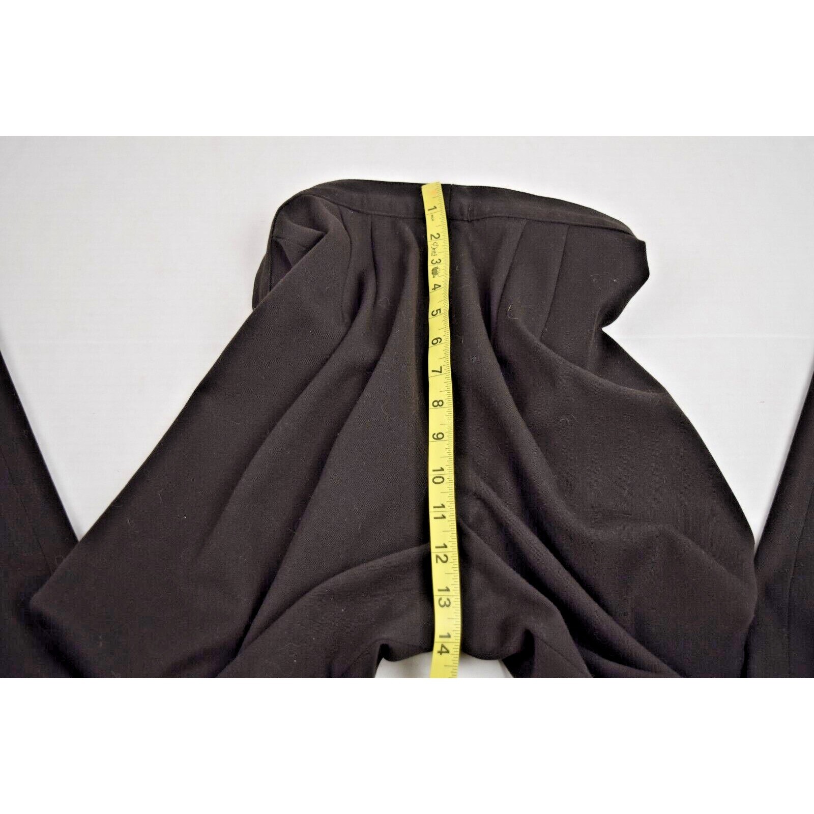 Vintage Pants Smooth Petites Size 2P W26 L28 80s Black Soft Stretch Made USA