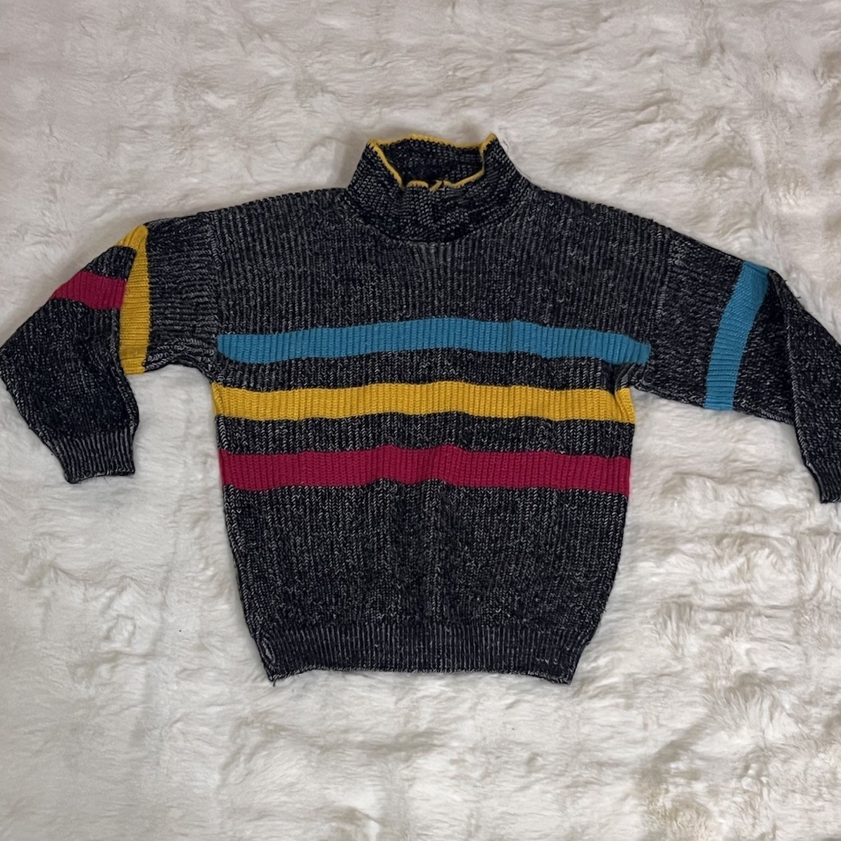 Vintage 80s Retro Helen Sue Pullover Acrylic Sweater USA Knit