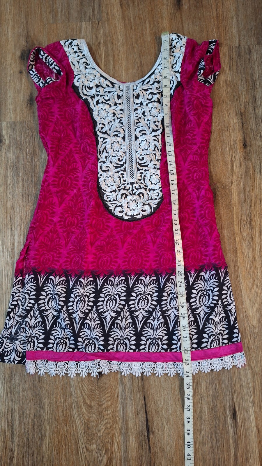 Homemade Dress Floral Embroidered Purple Indigo Y2K Cottagecore Fairy Bloomcore