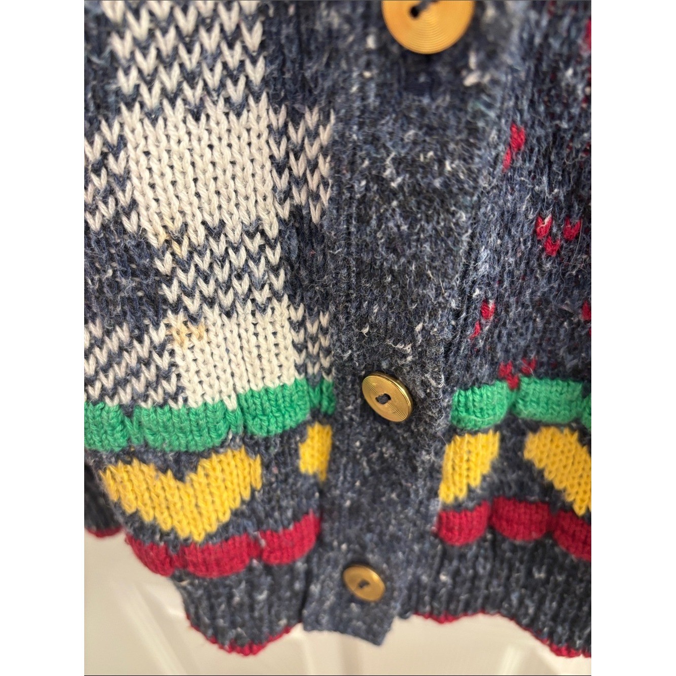 Vintage Sweater Loft Scottie Dog & Cat Knit Vest in Red, Green, Navy- Size L