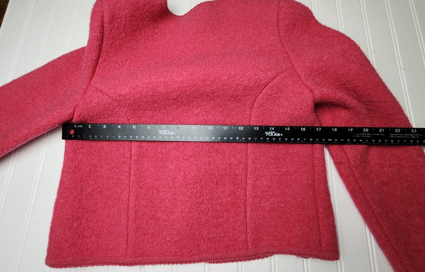 Vintage Pink Barbiecore Jacket Virgin Wool Cropped Blazer Hunter Sportswear