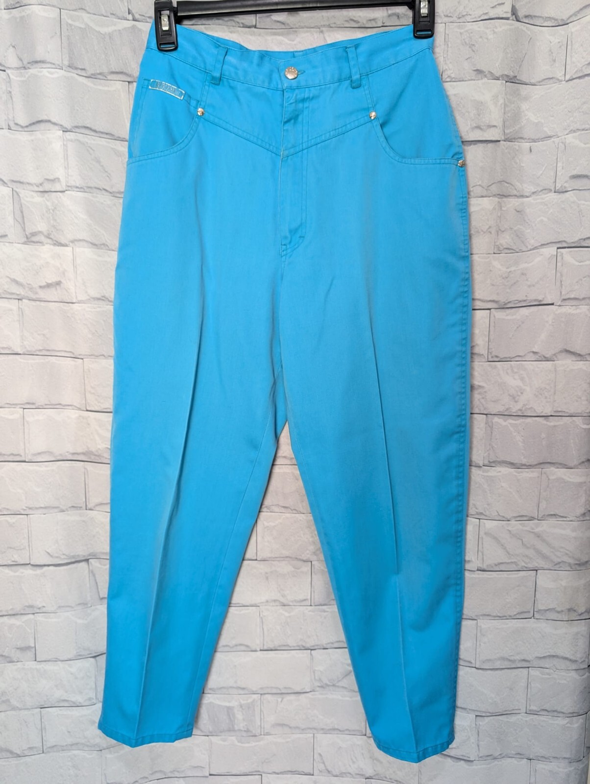 Gitano Women’s Vintage Aqua Blue Girbaud Pants Size 31 x 26 inches