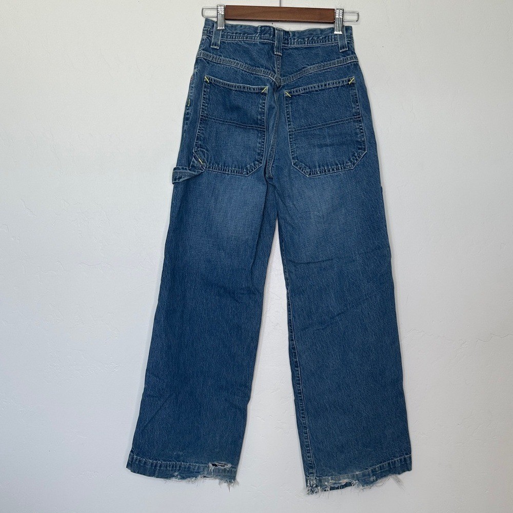 JNCO Fixin Carpenter Jeans Size 5 Vintage Y2K Wide Leg Skater Denim Girlie Stuff