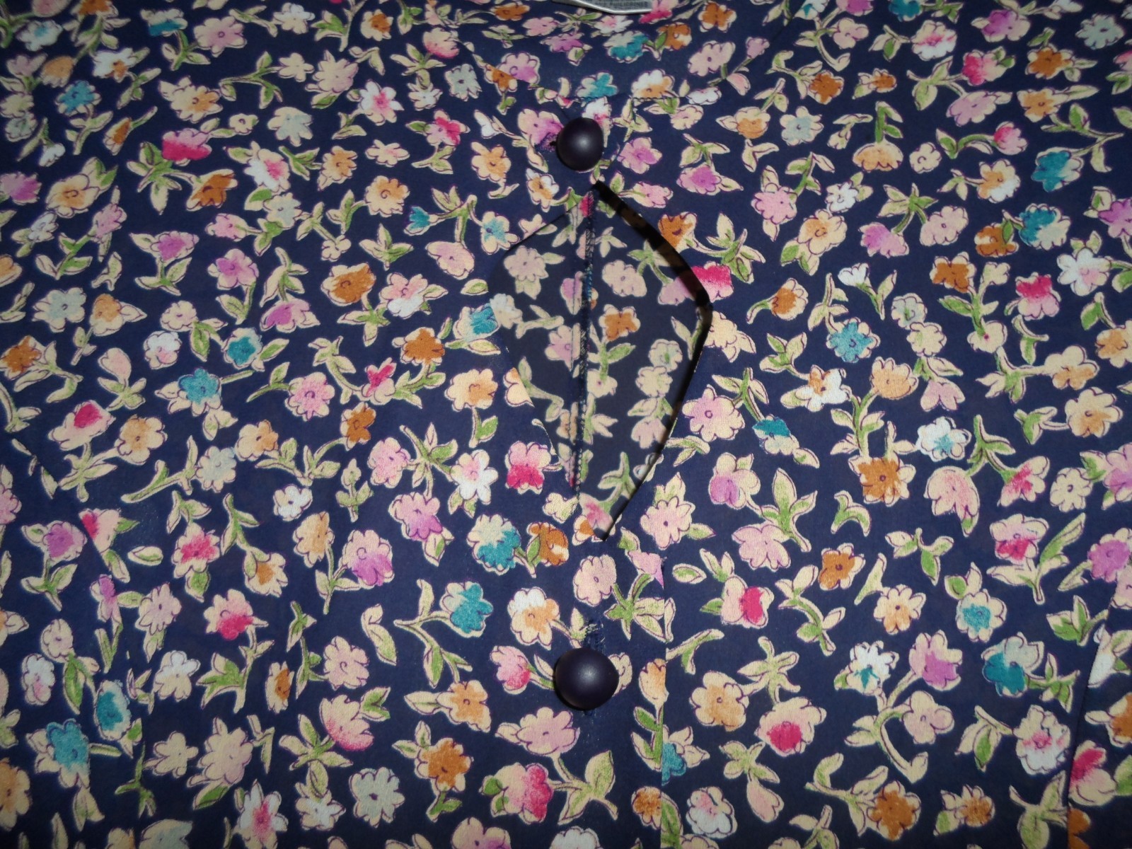 Leslie Fay Dresses Flowers Floral Dress Size 12 Vintage 1980s 1990s 80s 90s