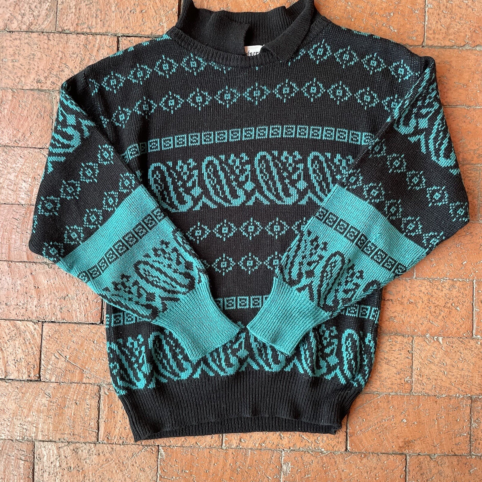 Vintage Partners By Mervyns Acrylic Collared Sweater Soft Excellent Condition