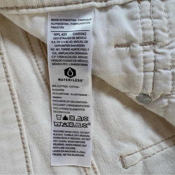 Signature by Levi Strauss | Heritage High-Rise Straight Jeans Off-White Size 14