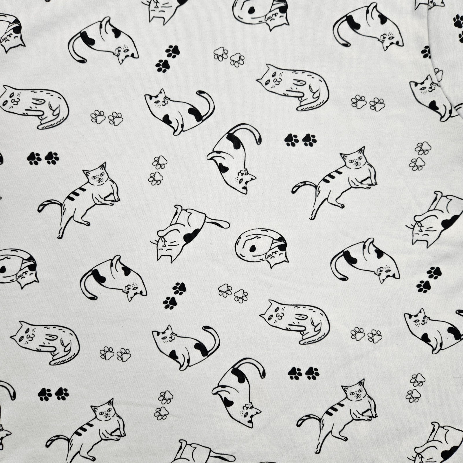Cat Paw Print Short Sleeve T Shirt Vintage 1990s Bonnie Evans Women’s XL With Ta