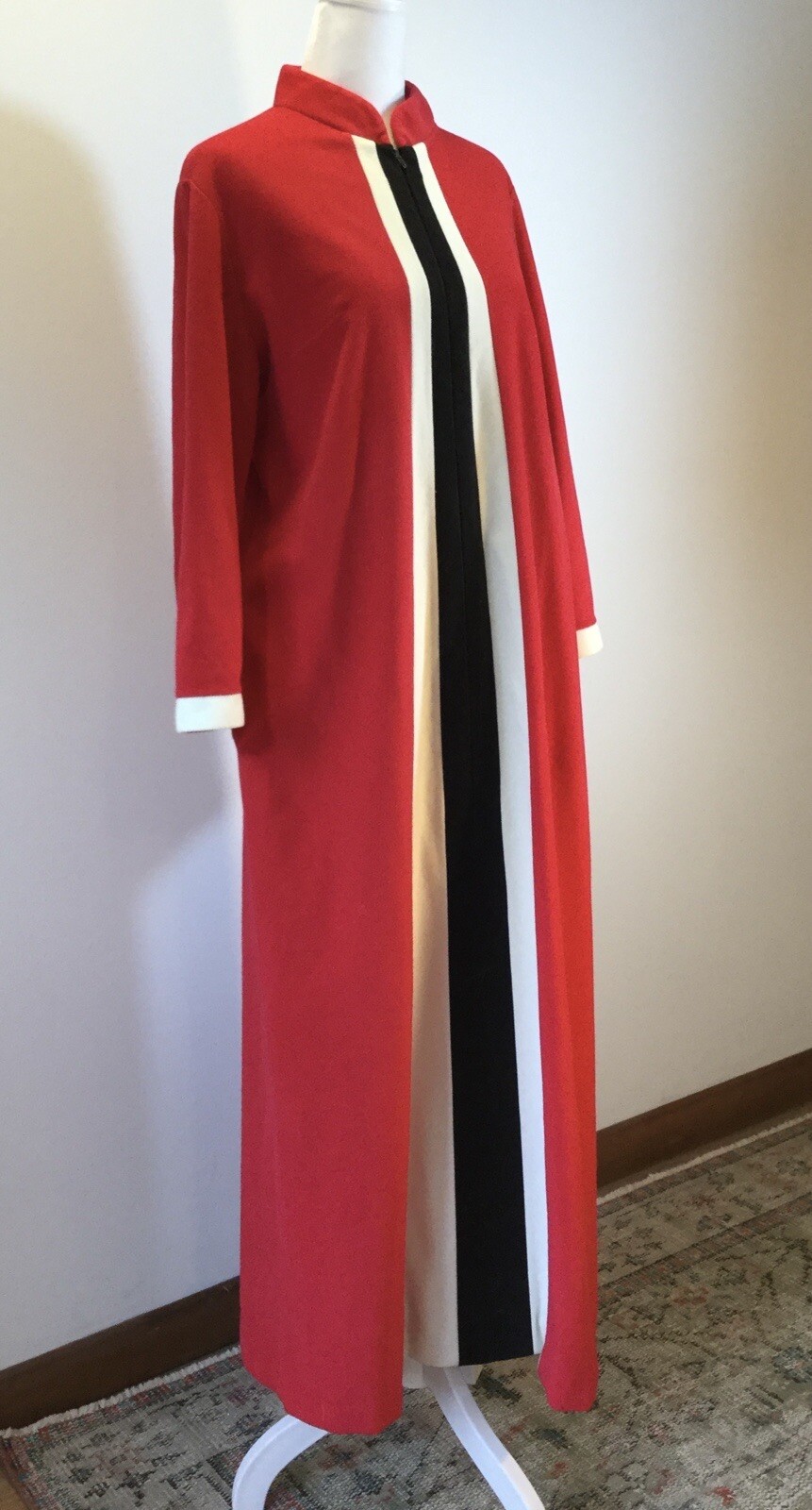 Vintage JC Penney 70s Loungewear Long Housecoat Robe Gown Mumu Retro Long (109)