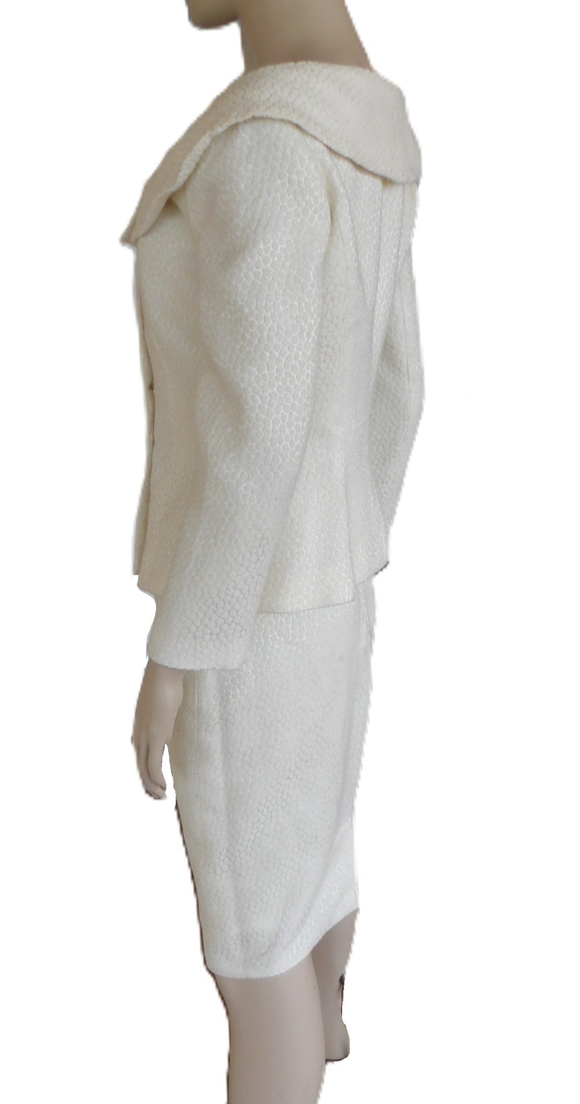 Mackie by Bob Mackie Formal Evening Dress Suit Jacket Skirt Vintage Sz 6 S Fairy