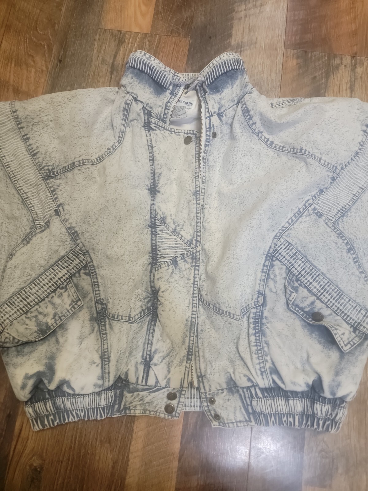 Vintage Northwest Blue Company Medium Jacket Denim Acid Wash 80s/90s Movie
