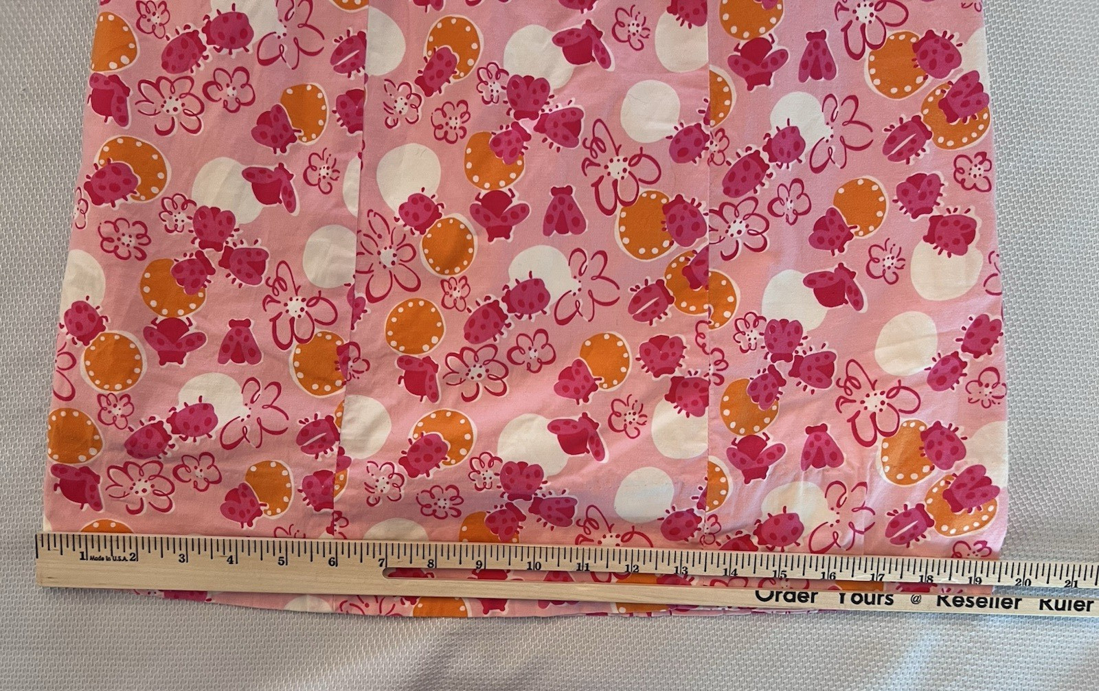 LILLY PULITZER (6) VINTAGE Bocci Citrus Bee Ladybug WHITE LABEL Pink Floral EUC