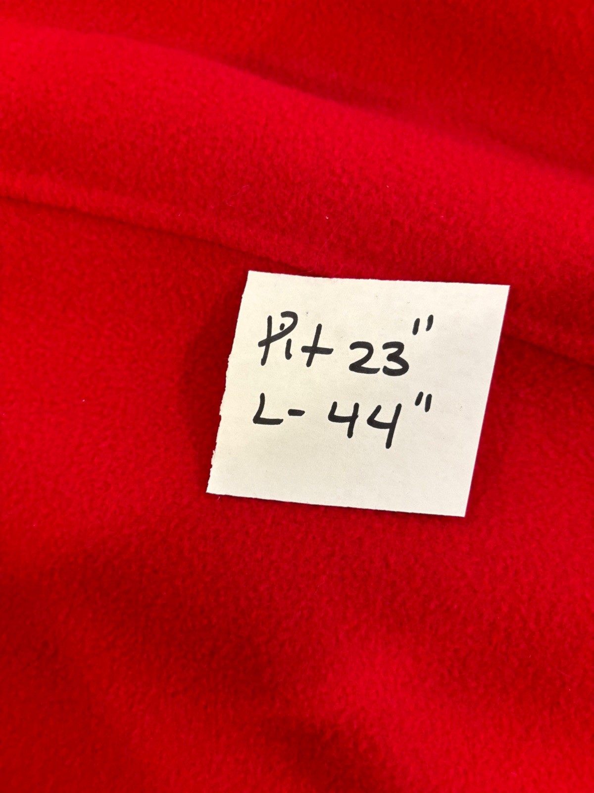 Bernard Perris Paris Vintage 100% Red Wool Pea Coat XL