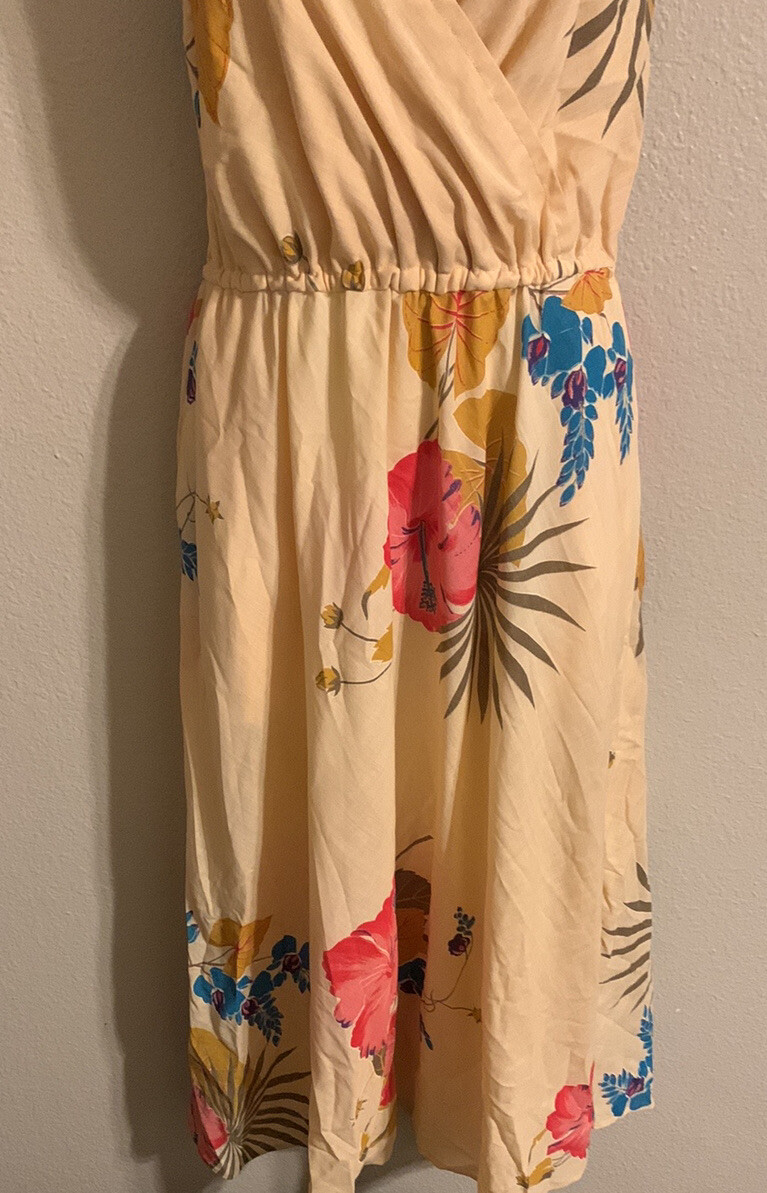 Vintage handmade Hawaiian/tropical print midi sundress 8