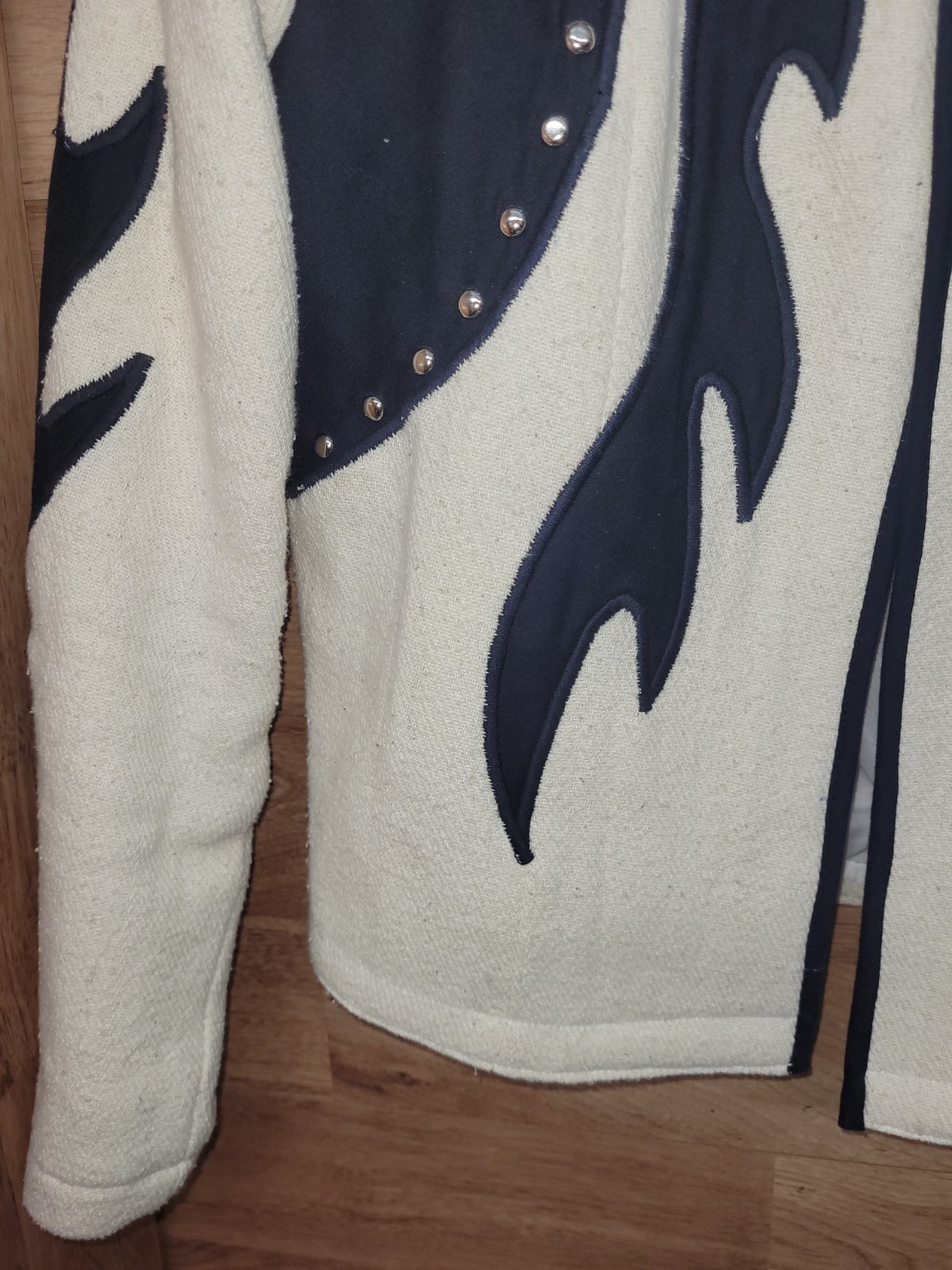 Vintage 90s Southwestern Ranchwear Jacket Womens S/M Santa Fe Studded Western