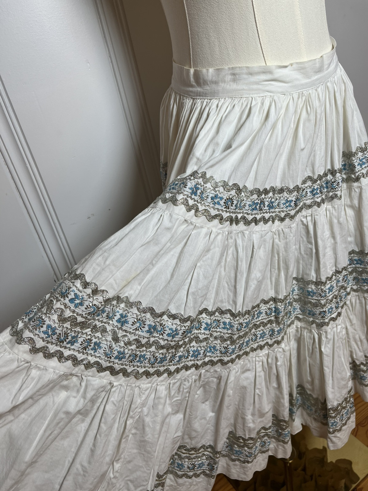 Vintage Rodeo Skirt Western Wear Cowgirl Texas Square Dance Handmade RARE