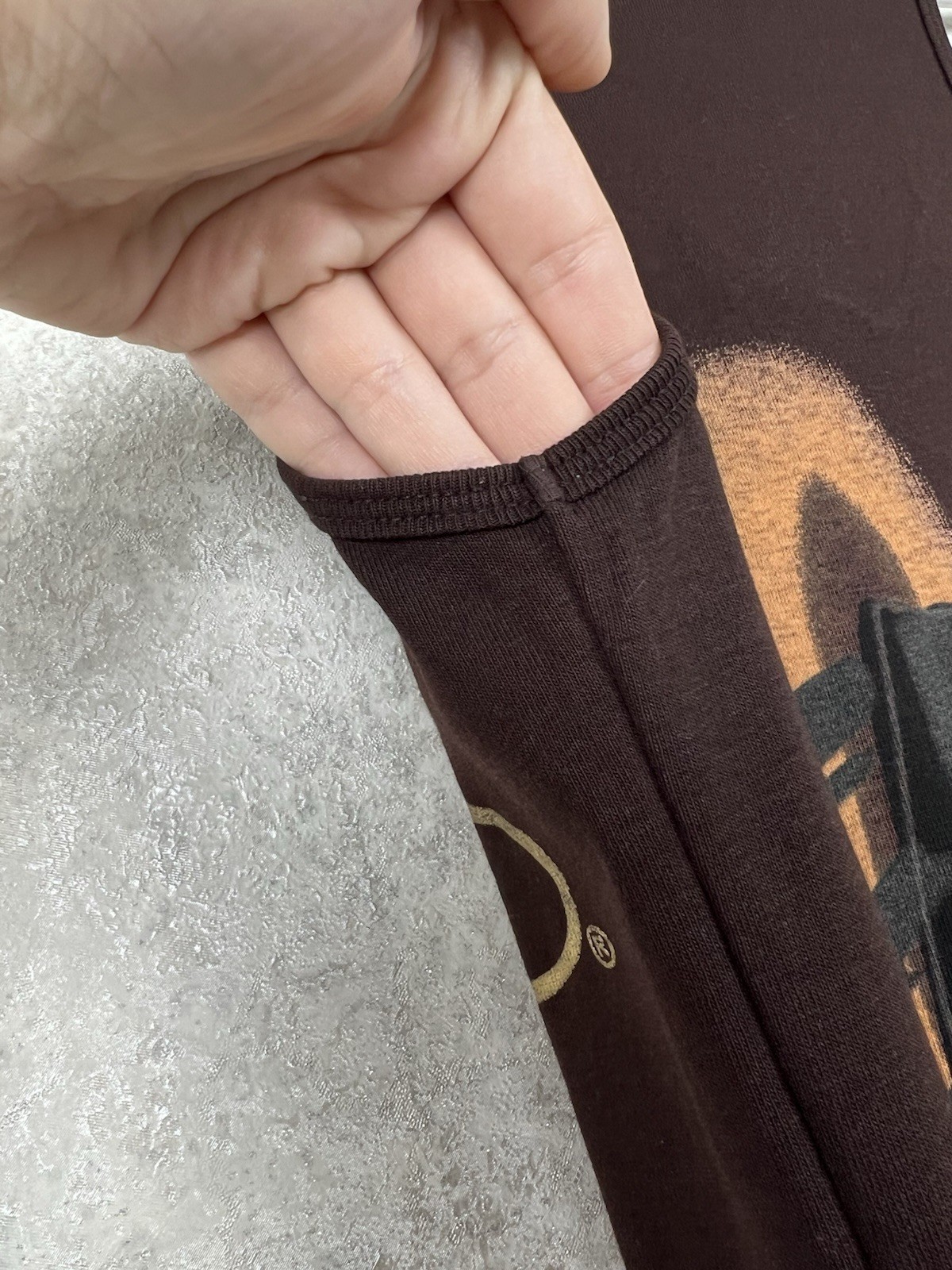 Vintage Ed Hardy Christian Audigier Tiger Rhinestone Ombre Tank Dress Brown Y2K