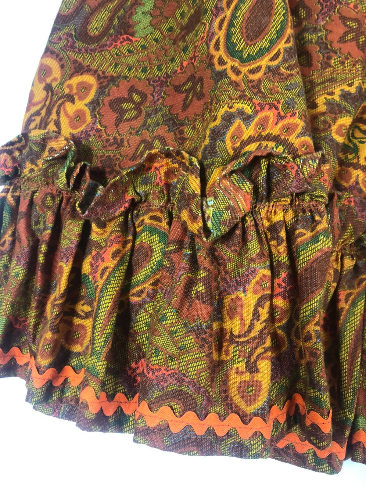 Vintage Hand Made Skirt – one of a kind size Small – Paisley