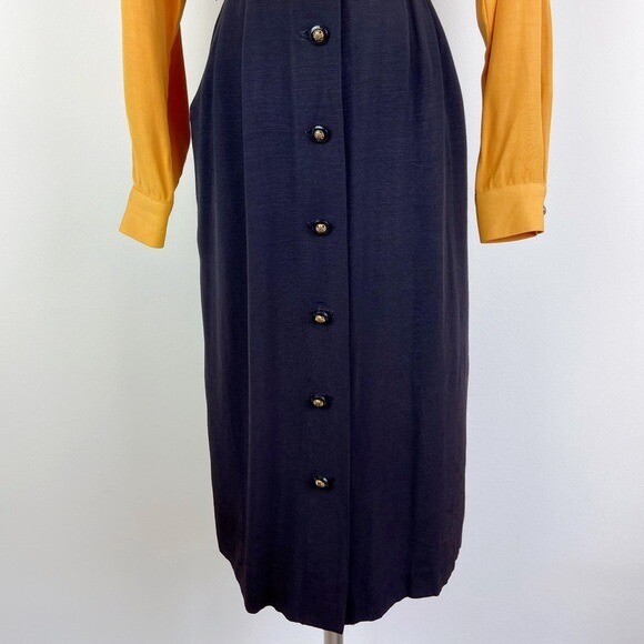Menu Vintage 80’s Tiger Black and Yellow Dress
