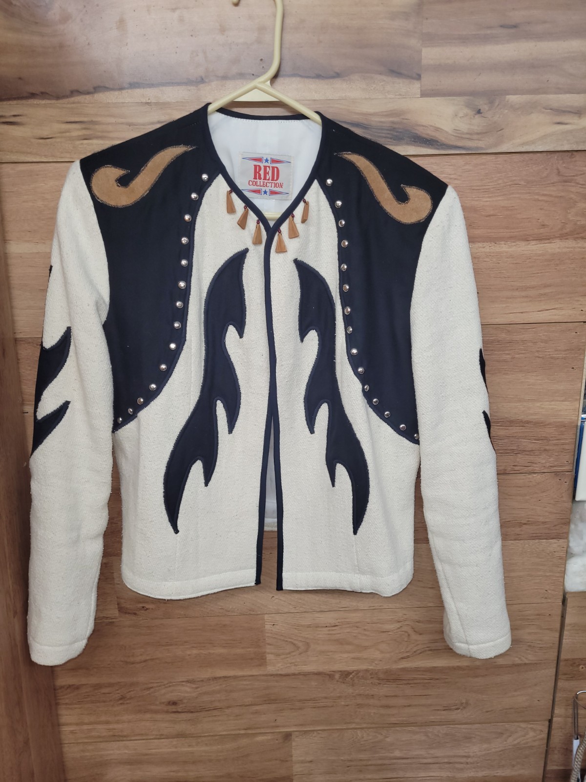 Vintage 90s Southwestern Ranchwear Jacket Womens S/M Santa Fe Studded Western