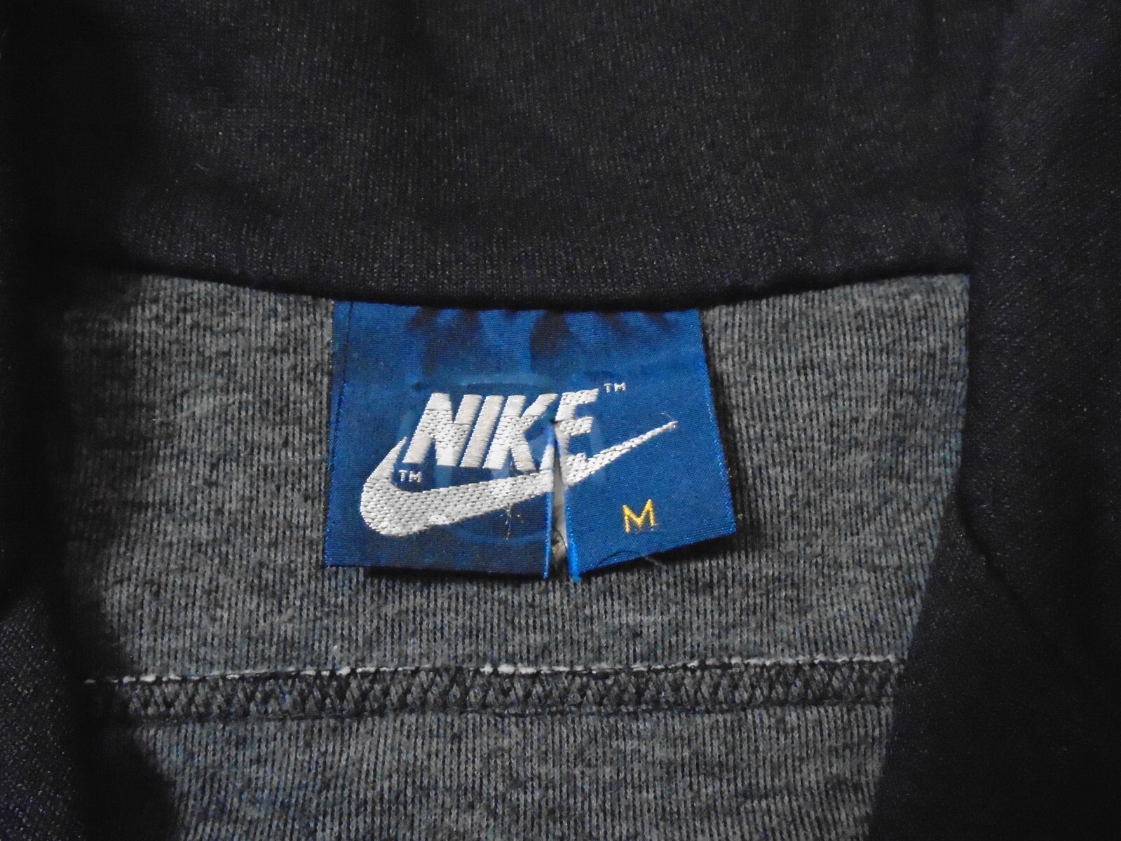 Vintage 80s Nike Track Jacket Full Zip Hip Hop Blue Tag Dance Womens Medium