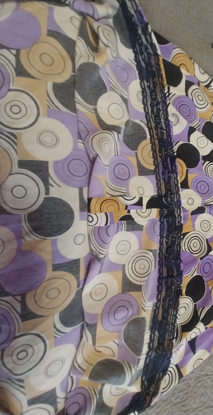 Vintage 60s Tanner Of NC Abstract Geomentric Colorful Size 14 Dress 1960s