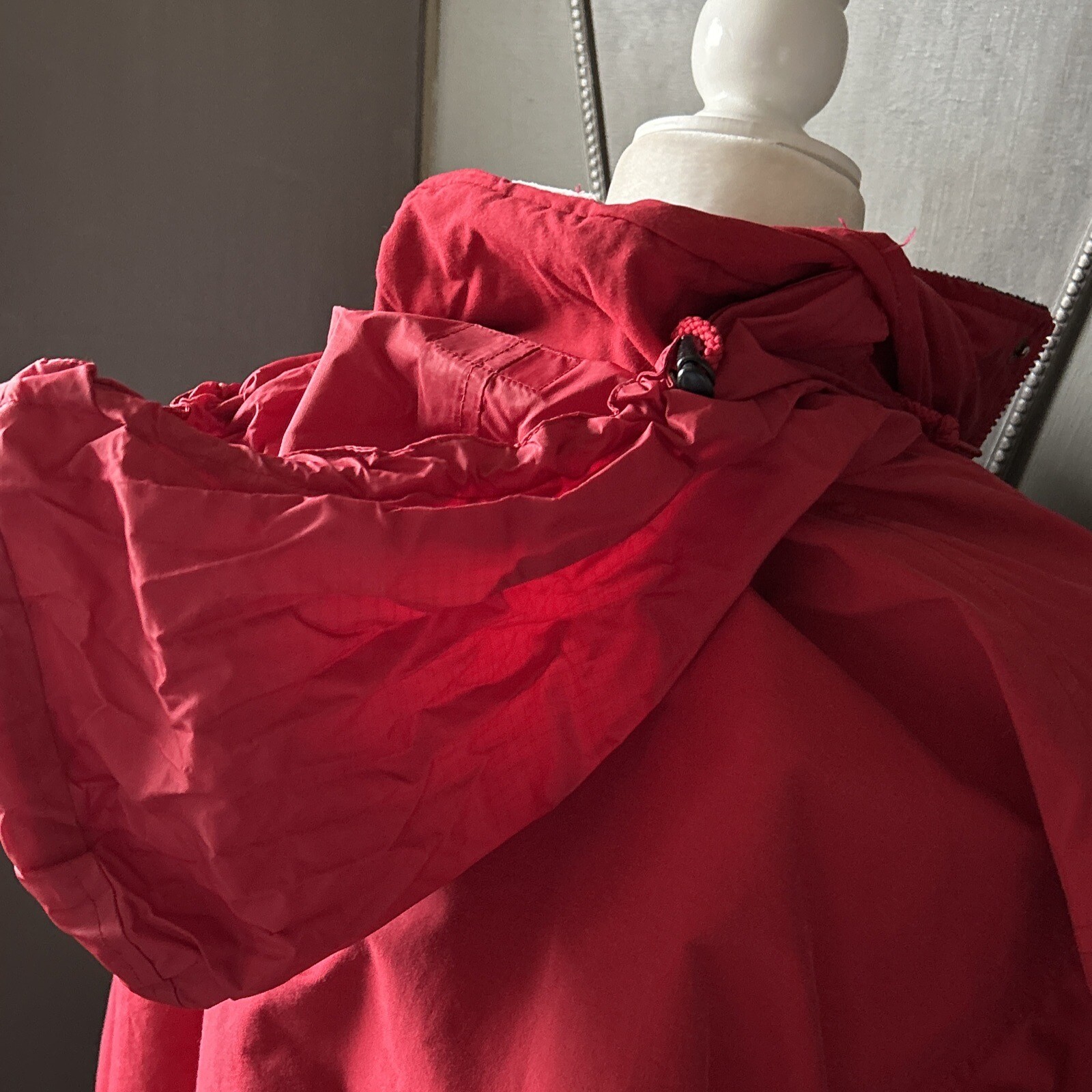 Ladies Ralph Lauren vintage Polo Jacket Red MED Elastic Waist Classic style EUC