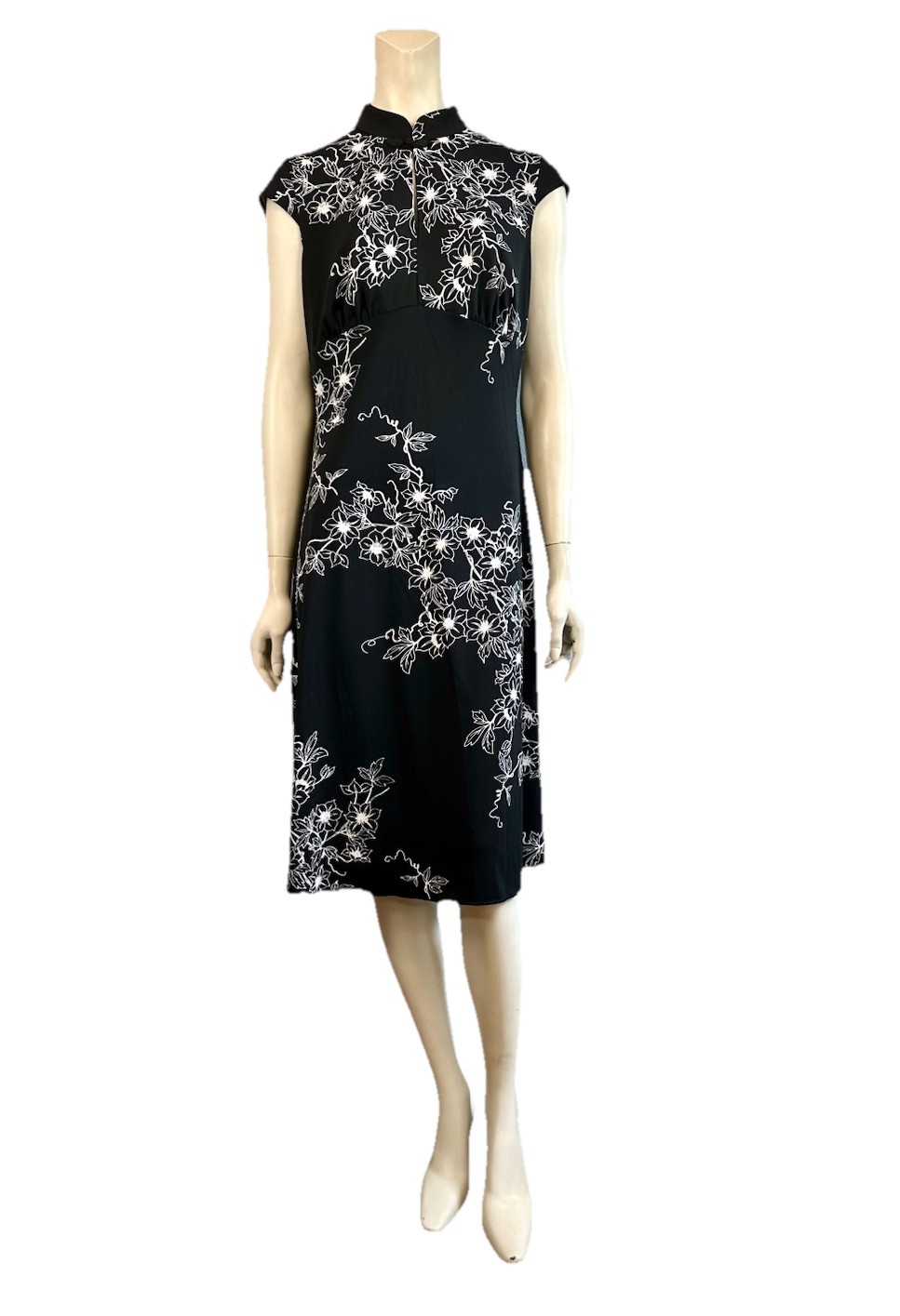 90’s Vintage Soulmates Cheongsam Style Dress, Size Large
